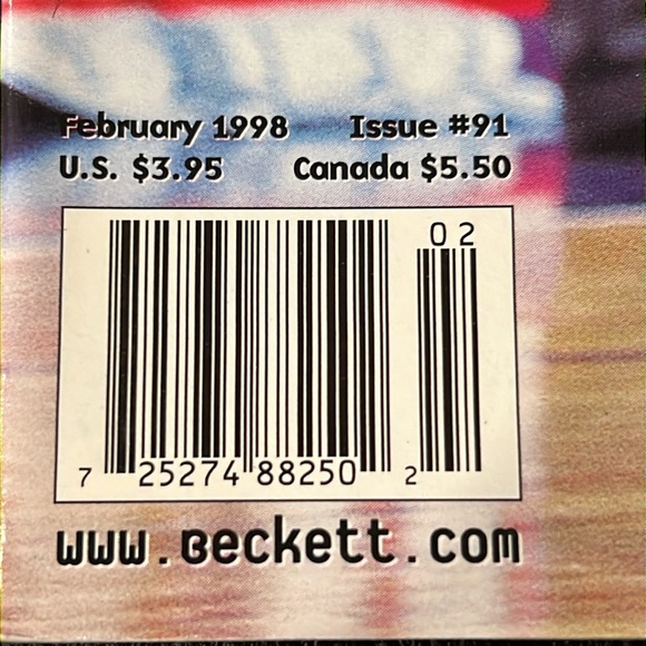 Beckett Basketball Card Monthly - February 1998 Issue #91 Jason Kidd Cover - Picture 7 of 13